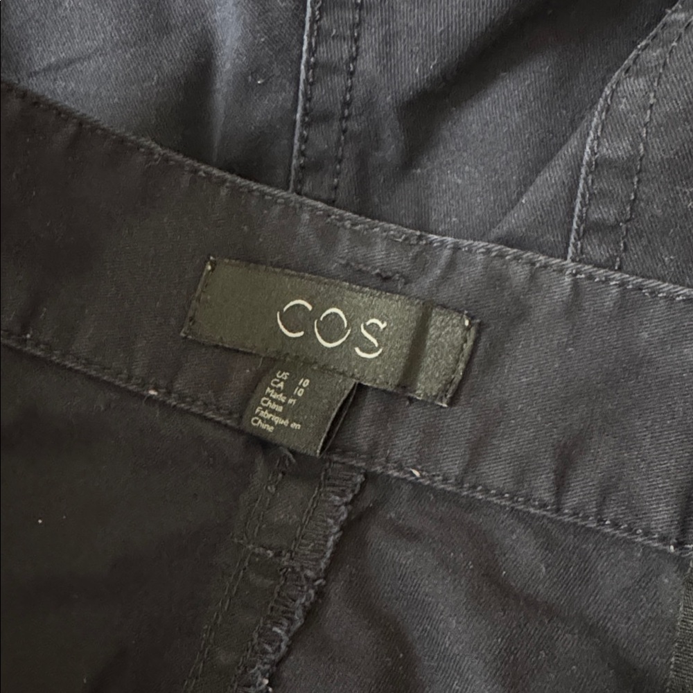 COS Barrel-Leg Cotton Chinos - sz 10 US - Picture 5 of 7